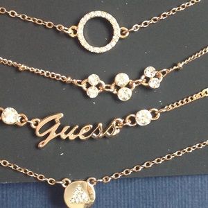 Set of 4 Guess Bracelets 7.5"